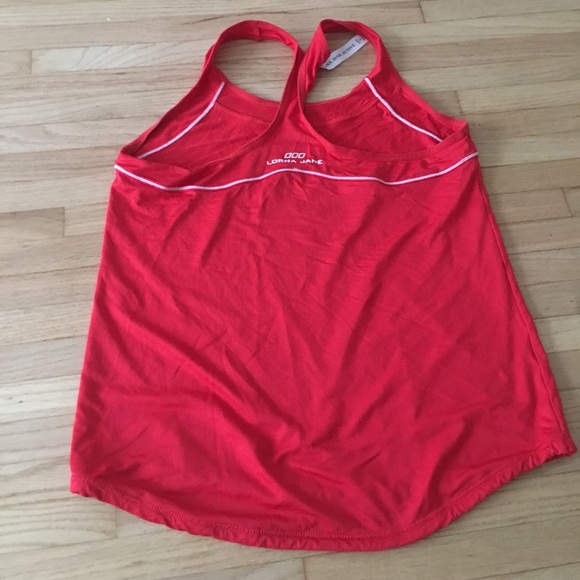 Gorgeous Vibrant Red Lorna Jane Racerback Top - Picture 4 of 6